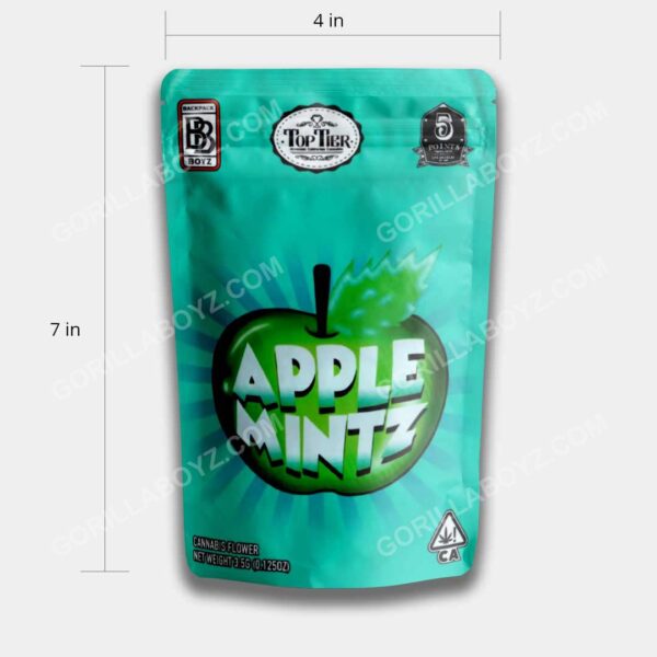 apple mintz mylar bag