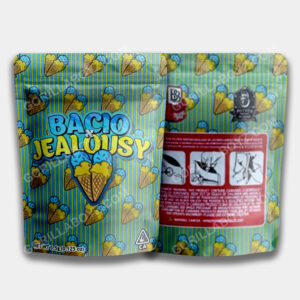 Bacio Jealousy mylar bags 3.5 grams