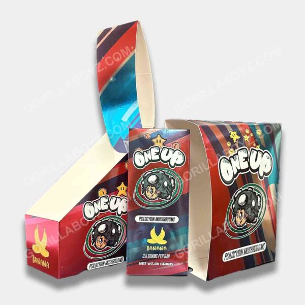Banana one up shrooms packaging