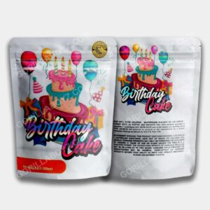Birthday Cake mylar bags 3.5 grams