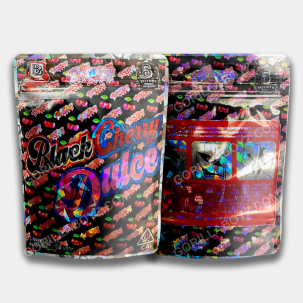 Black Cherry Dulce mylar bags 3.5 grams