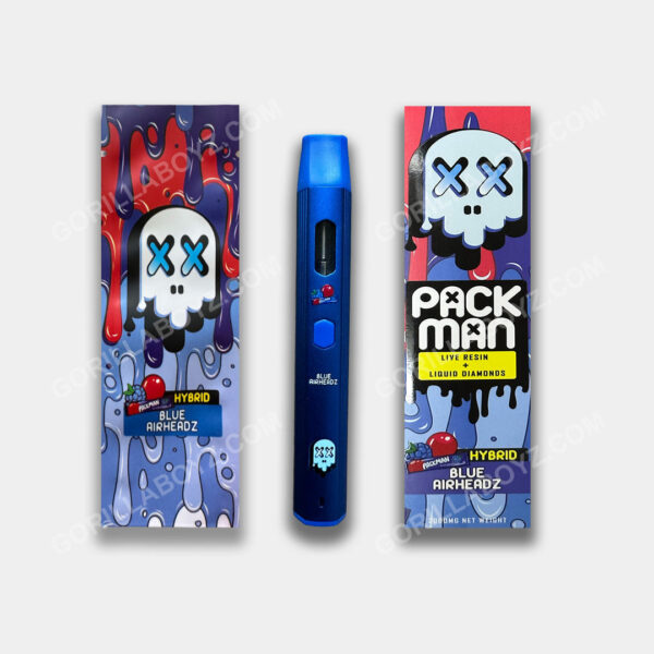 Packman Blue Airheadz Empty Disposable Carts