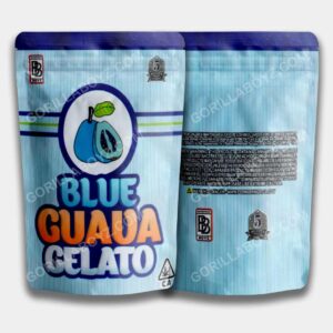 blue guava gelato mylar bags