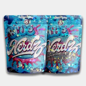 Blue Nerdz Holographic Mylar Bag 3.5 Grams