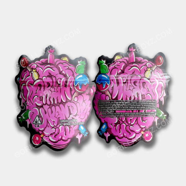 Brain Kandie mylar bags 3.5 grams