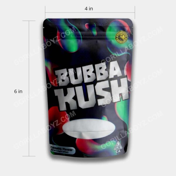 bubba kush mylar bags