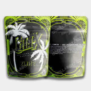 Cali X Zlime mylar bags 3.5 grams