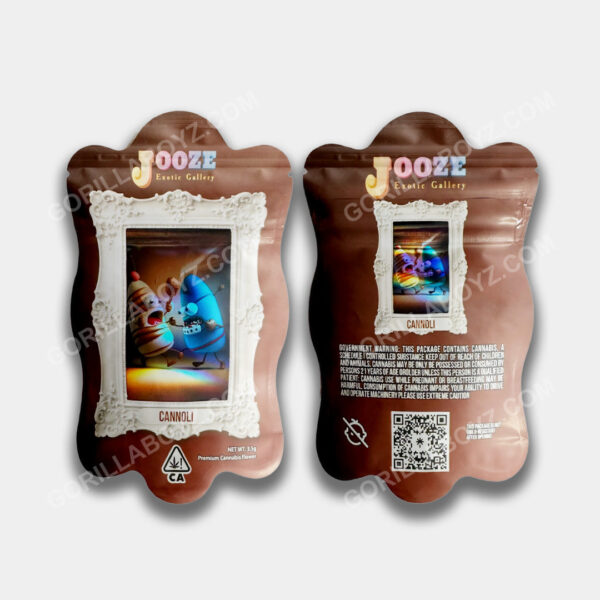 Cannoli mylar bags 3.5 grams
