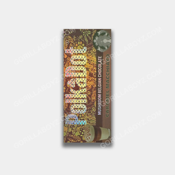 Caramel Macchiato shrooms packaging box