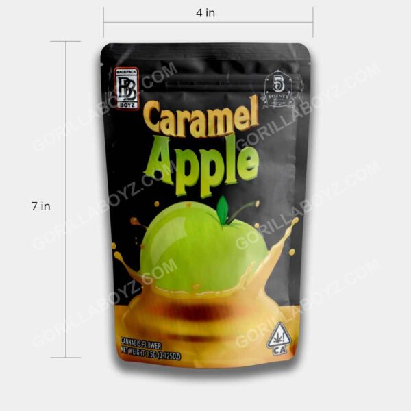 caramel apple mylar bags