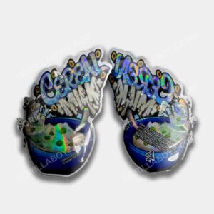 Cereal Milk mylar bags 3.5 grams holographic 3D
