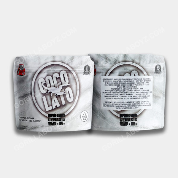 Coco Lato mylar bags 3.5 grams
