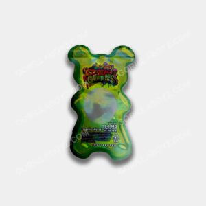 Dank Gummies Green edible mylar bags 500 mg