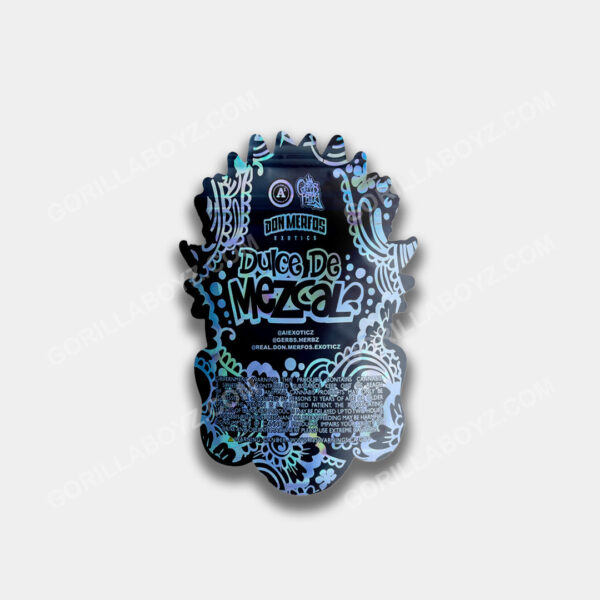 Dulce De Mezcal Holographic mylar bags 3.5 grams