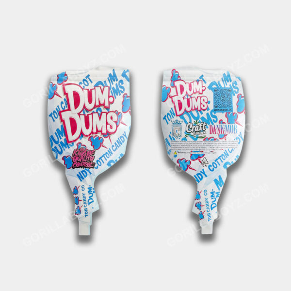 Dum Dums Cotton Candy Mylar Bag 3.5 Grams