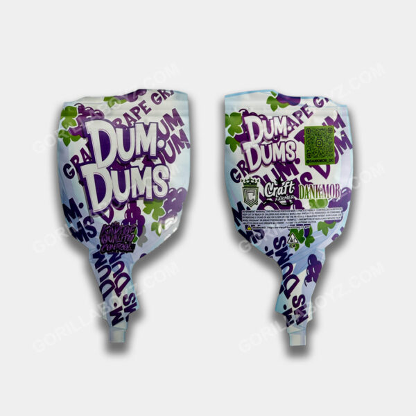 Dum Dums grape mylar bags 3.5 grams