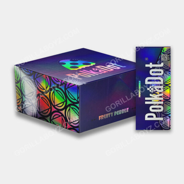 Fruity Pebble shrooms packaging polka dot