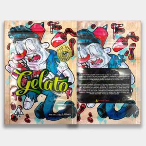 Gelato holographic 3.5 grams mylar bags