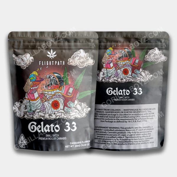 gelato 33 mylar bags 3.5 grams