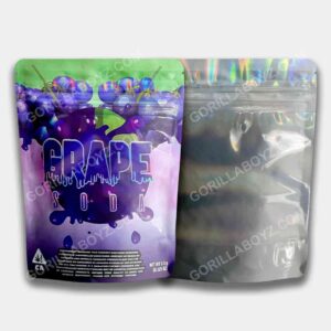 Grape Soda holographic 3.5 grams mylar bags 
