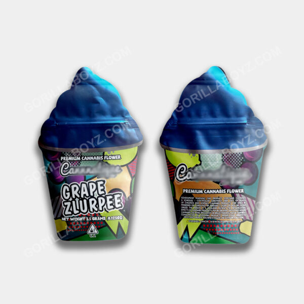 Grape Zlurpee mylar bags 3.5 grams