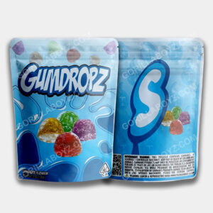 Gumdropz mylar bags 3.5 grams
