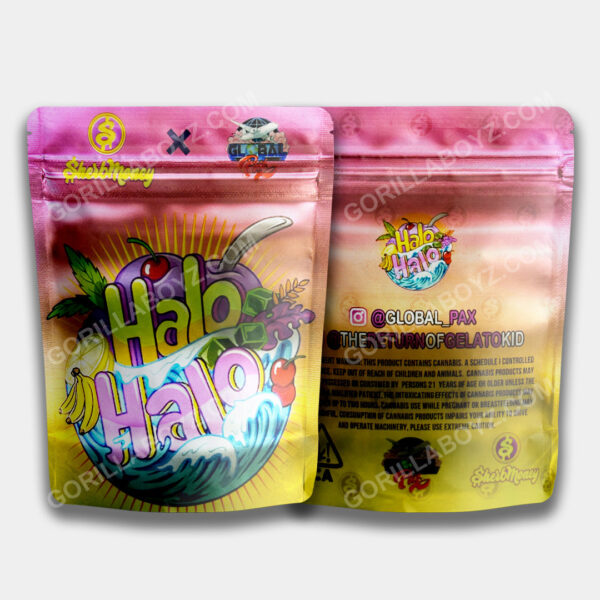Halo Halo Holographic mylar bags 3.5 grams
