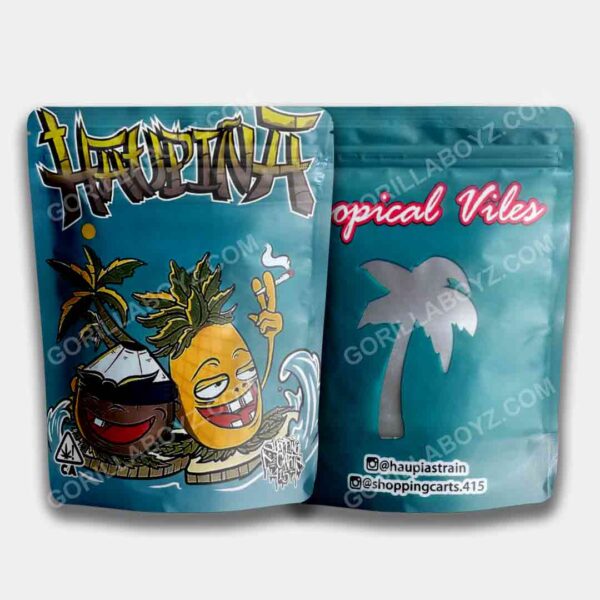Haupina (Pineapple) mylar bags 3.5 grams
