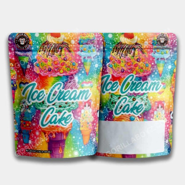 ice cream cake mylar bags