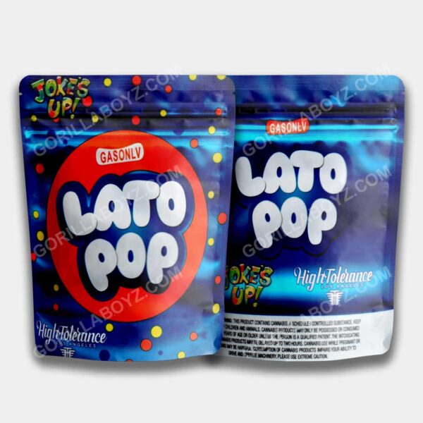 Lato Pop Blue mylar bags