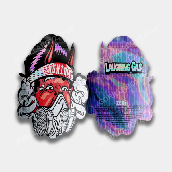 Zashimi Laughing Gas mylar bags 3.5 grams