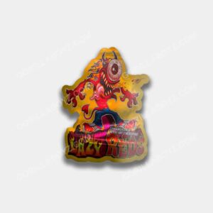 Lazy Reds mylar bags 3.5 grams 3D design