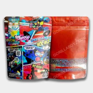Lemon Cherry Candy Holographic mylar bags 3.5 grams