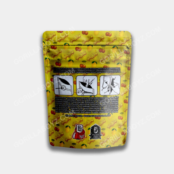 Lemon Cherry Dulce mylar bags 3.5 grams