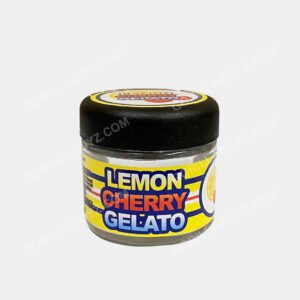 Lemon Cherry Gelato glass jar containers