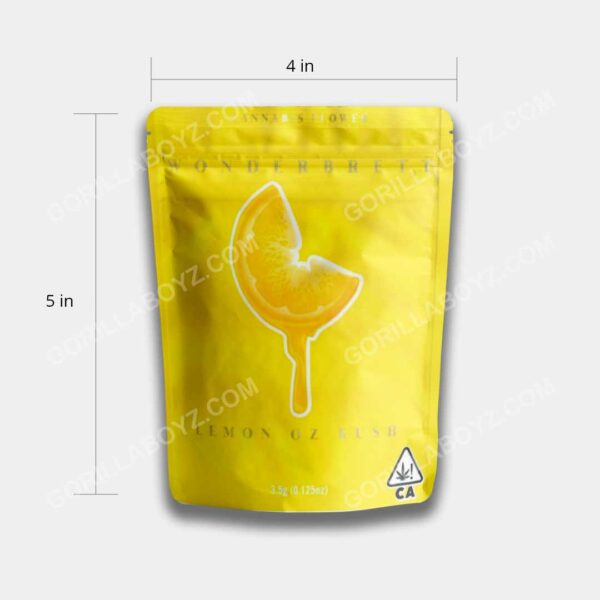 lemon og mylar bag