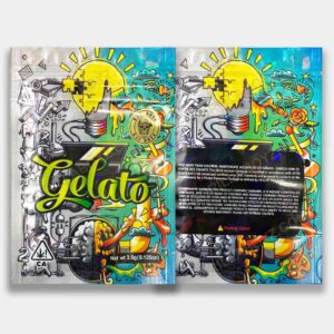 Light Bulb Gelato holographic 3.5 grams mylar bags
