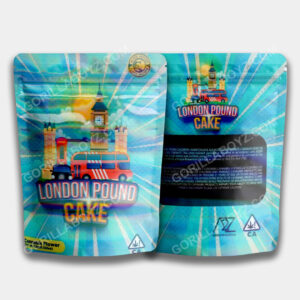 London Pound Cake mylar bags 3.5 grams