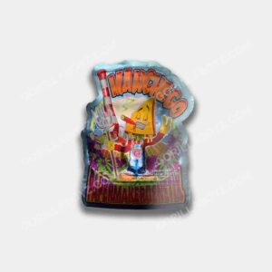 Manchego mylar bags 3.5 grams 3D design