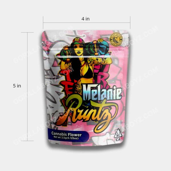 Melanie Runtz mylar bags 3.5 grams