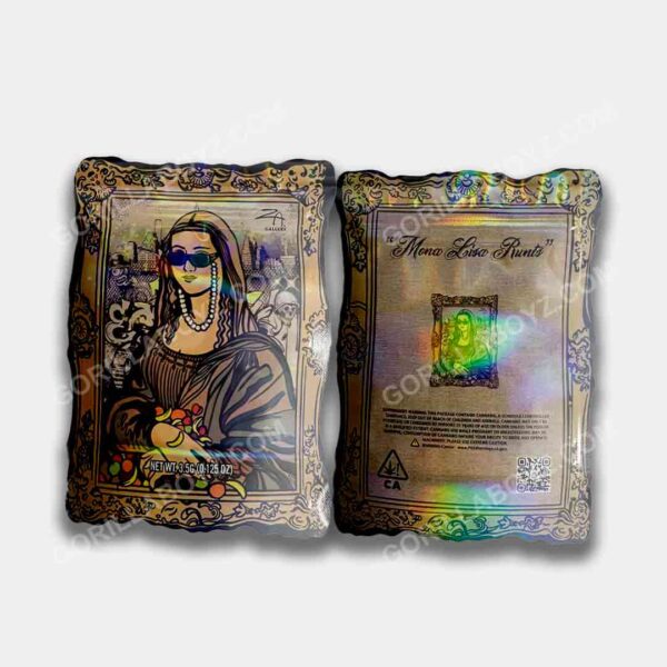 Mona Lisa Runtz mylar bags 3.5 grams holographic