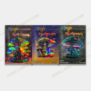 Magic Mashroom Empty mylar bags 3.5 grams