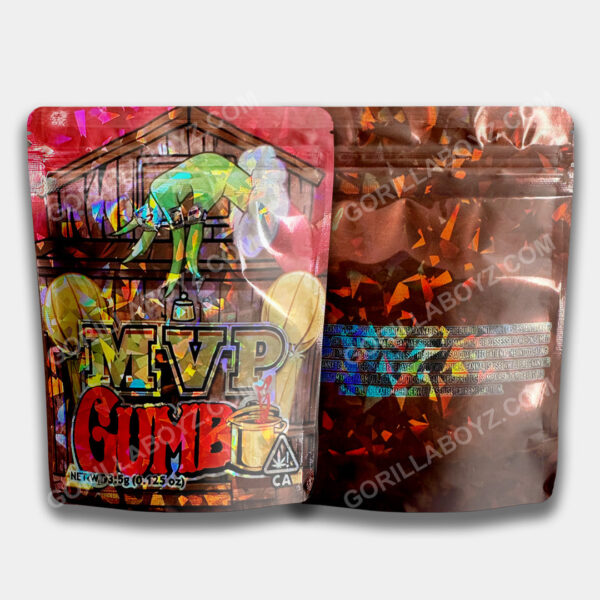 MVP Gumbo mylar bags 3.5 grams