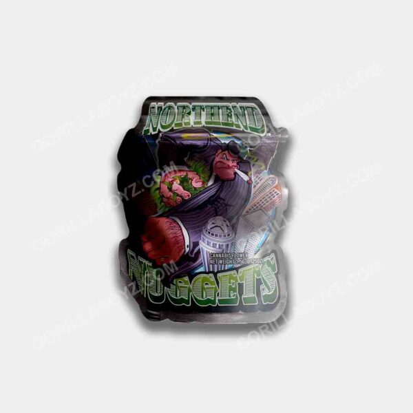 North End Nuggets 3D mylar bags 3.5 grams
