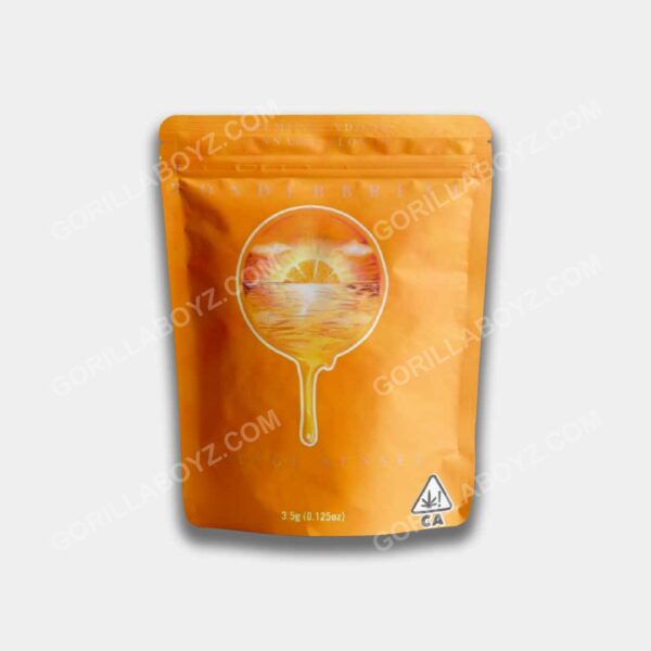 orange mylar bags