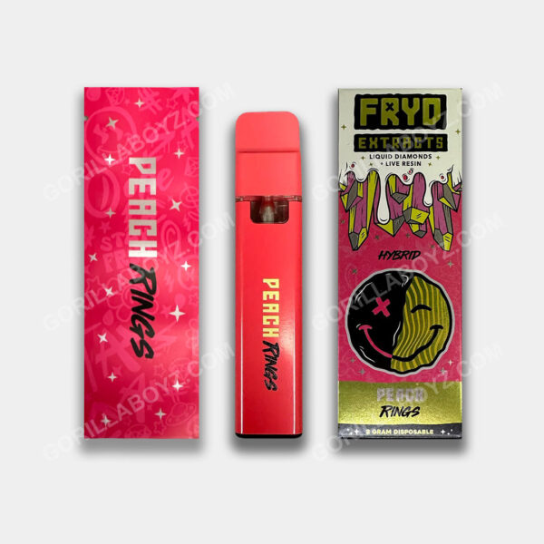 Fryd Peach Rings Empty Disposable Carts