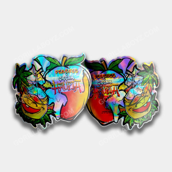 Peaches & Cream Haupia mylar bags 3.5 grams