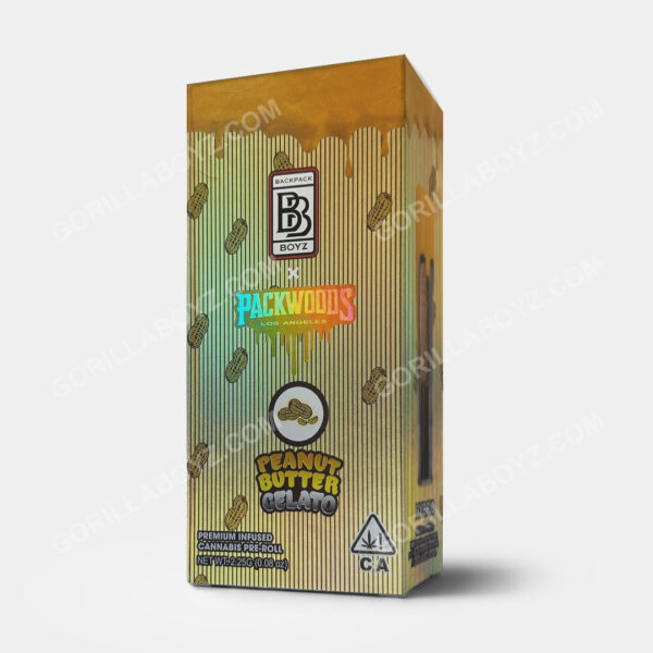 peanut butter gelato packwoods packaging box