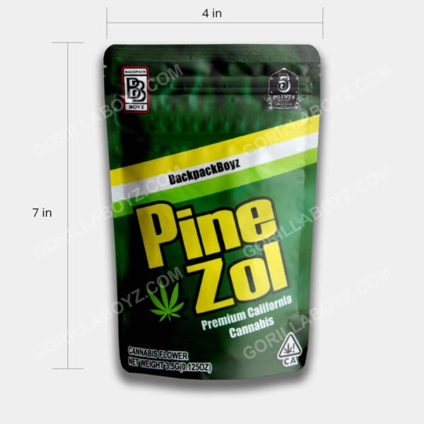 pine zol mylar bags