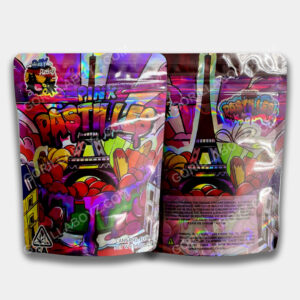 Pink Pasthles mylar bags 3.5 grams